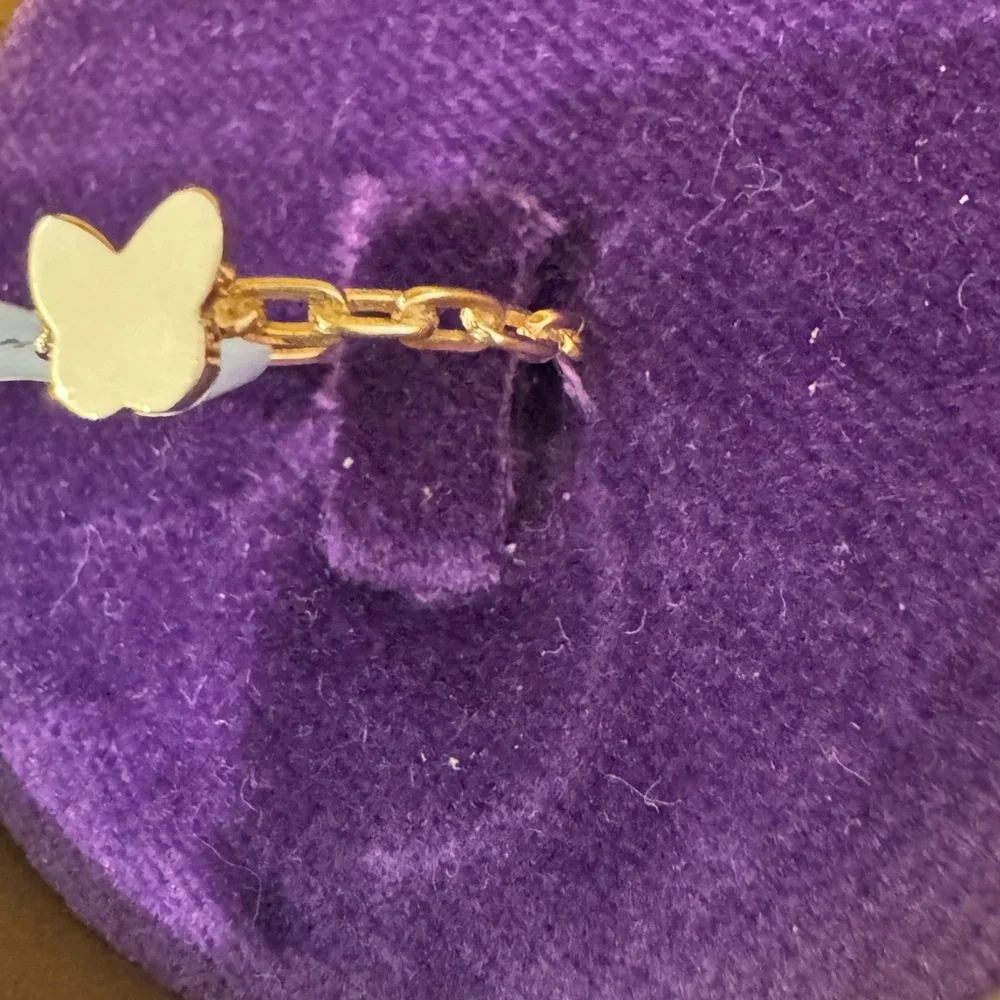 14K solid gold link ring - Picture 2 of 7